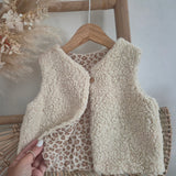 Gilet bébé en sherpa