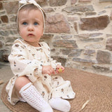 Robe fleurs chocolat