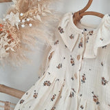 Robe fleurs chocolat