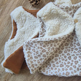 Gilet bébé en sherpa