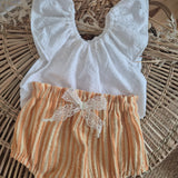 Bloomer rayé jaune