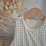 Gigoteuse Vichy Beige