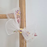 Bandeau tulle Brodé 🤍