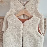 Gilet bébé en sherpa