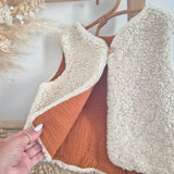 Gilet bébé en sherpa